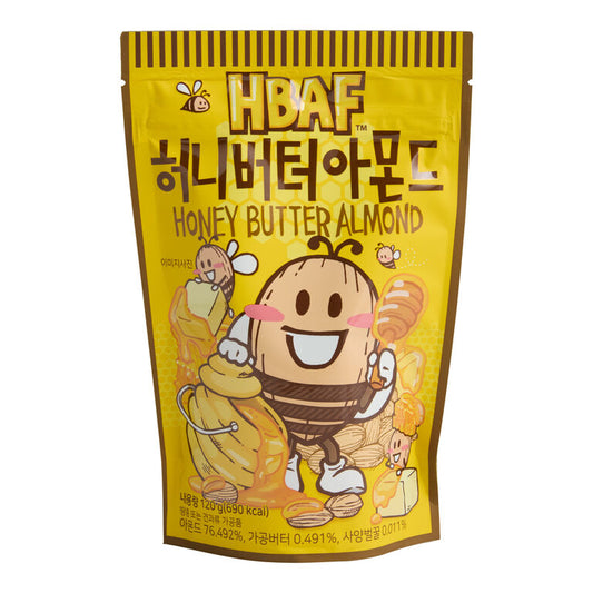 HBAF Honey Butter Almonds 120g (South Korea)