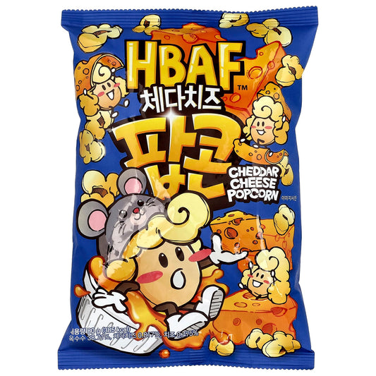 HBAF Cheddar Cheese 80g Popcorn (South Korea)