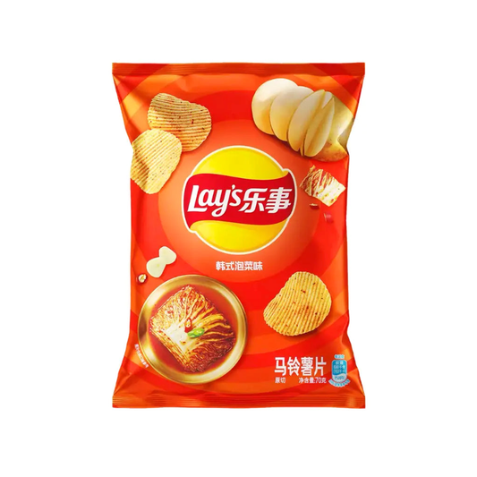 Lays Korean Kimchi Chips 70g (China)