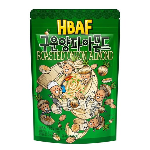 HBAF Roasted Onion Almond 120g (South Korea)