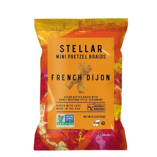 Stellar Pretzel Braids French Dijon 1.5 oz (USA)