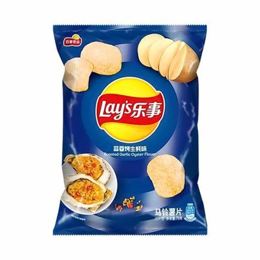 Lay's Potato Chips Garlic Oyster Flavor (China)
