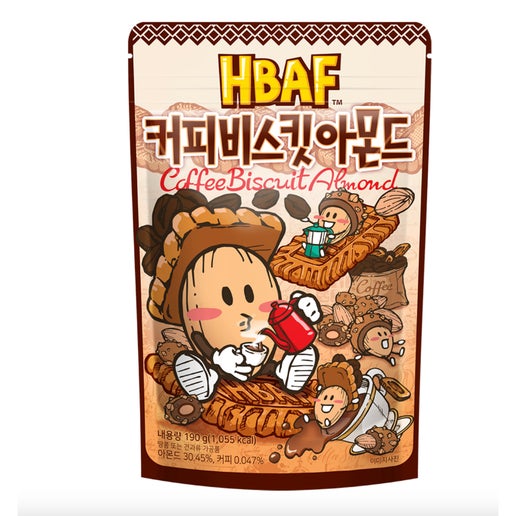 HBAF Coffee Biscuit Almond 120g (South Korea)
