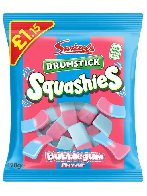 Swizzels Drumstick Squashies Bubblegum 120g (UK)