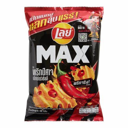 Max Ghost Pepper Wave Potato Chips 48g (Thailand)