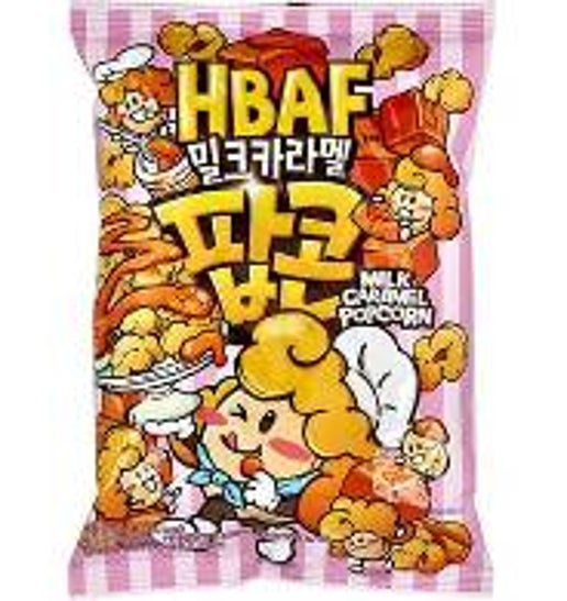 HBAF Milk Caramel Popcorn 80g(South Korea)