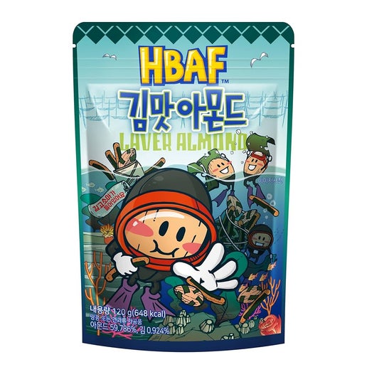 HBAF Laver Almond 120g (South Korea)