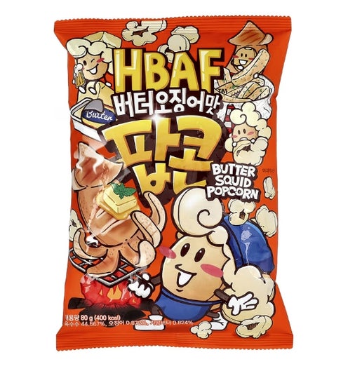 HBAF Butter Squid Popcorn 80g(South Korea)