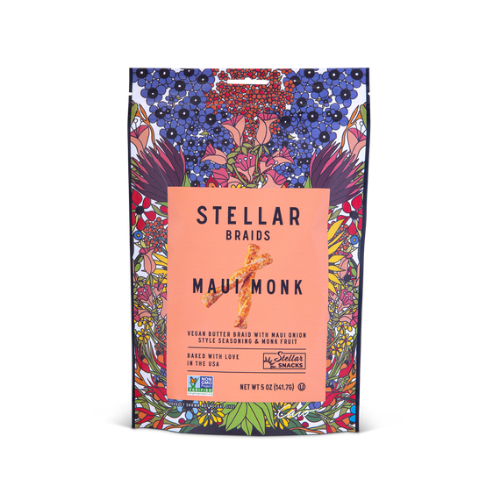 Stellar Snacks Pretzel Braids Maui Monk 5 oz.
