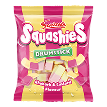 Swizzels Drumstick Squashies Rhubard & Custard 120g (United Kingdom)
