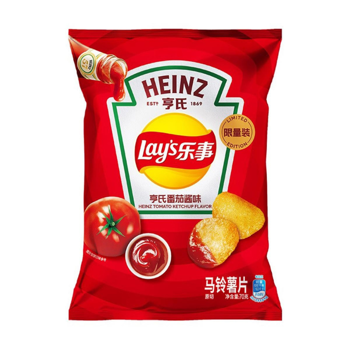 Lay's Heinz Ketchup Flavor 70g (Taiwan)