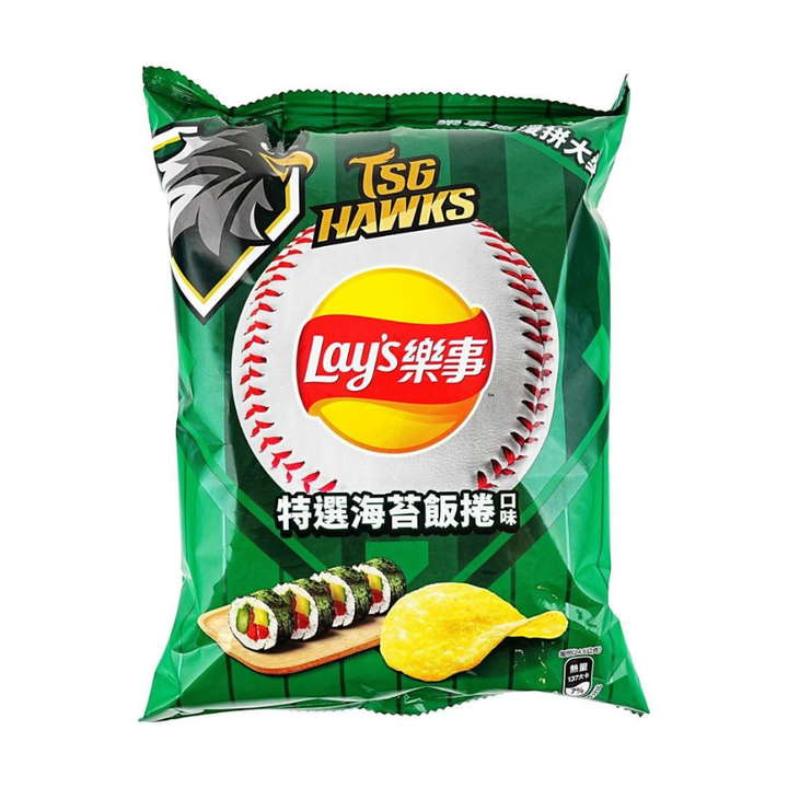 Lay's Seaweed Rice Roll Gimbap Flavor 50g (Taiwan)