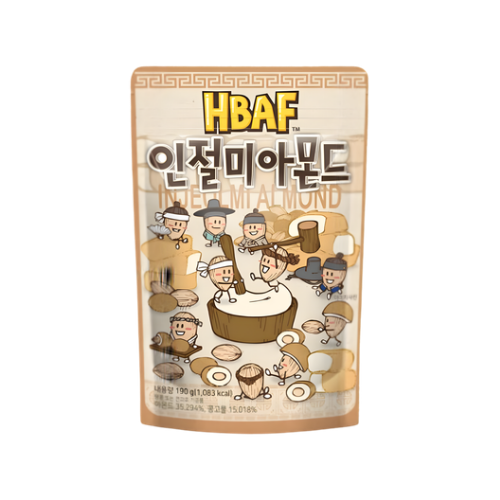 Hbaf Injeolmi Almond 120g (Korea)
